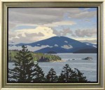 Bowen Island, Acrylic on canvas, 30 x 36 inches