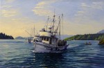 Laying out the Beach Seine