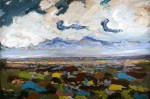 Popsicle Fields, Acrylic on canvas, 40 x 60 in.