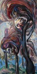 "Velocity", Acrylic on canvas, 30 x 15 in., $1,650.00