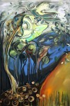 "Calm Rebellion", acrylic on canvas, 36x24 in., $2,300