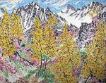 "Heather Pass", Oil on canvas, 38 x 48in., $4,100