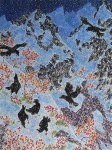 "Ravens Above Brandywine Meadows", Oil on canvas, 40 x 30in., $2,700