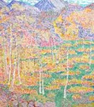 "September Wetlands", Whistler, Oil on canvas, 56 x 50in., $6,400