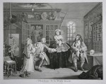 "Marriage a la Mode, plate III", original lithograph
