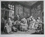 "Marriage a la Mode, plate I", original lithograph