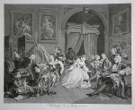 "Marriage a la Mode, plate IV", original lithograph
