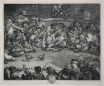 "Cock Fight", original lithograph