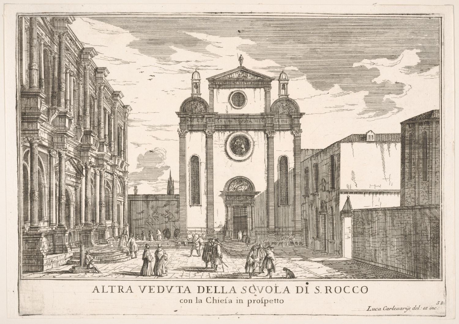 18th Century Italian Etchings: Vedute di Luca Carlevaris